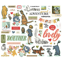 Simple Stories - Say Cheese Classic Pooh Bits & Pieces 55/Pkg