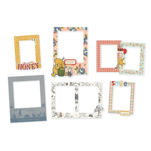 Simple Stories - Say Cheese Classic Pooh Chipboard Frames 6/Pkg