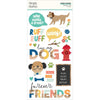 Simple Stories - Fur Baby Dog Foam Stickers