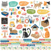 Simple Stories - Fur Baby Cat Cardstock Sticker Sheet 12x12