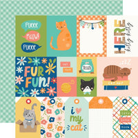 Simple Stories - Fur Baby Cat Paper - Elements 1