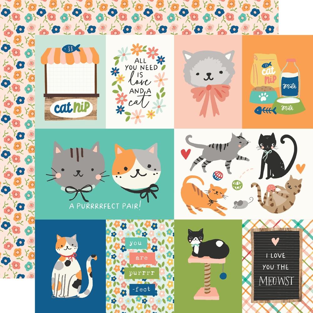 Simple Stories - Fur Baby Cat Paper - Elements 2