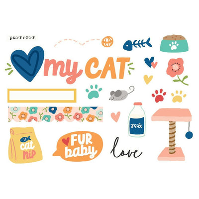 Simple Stories - Fur Baby Cat Page Pieces