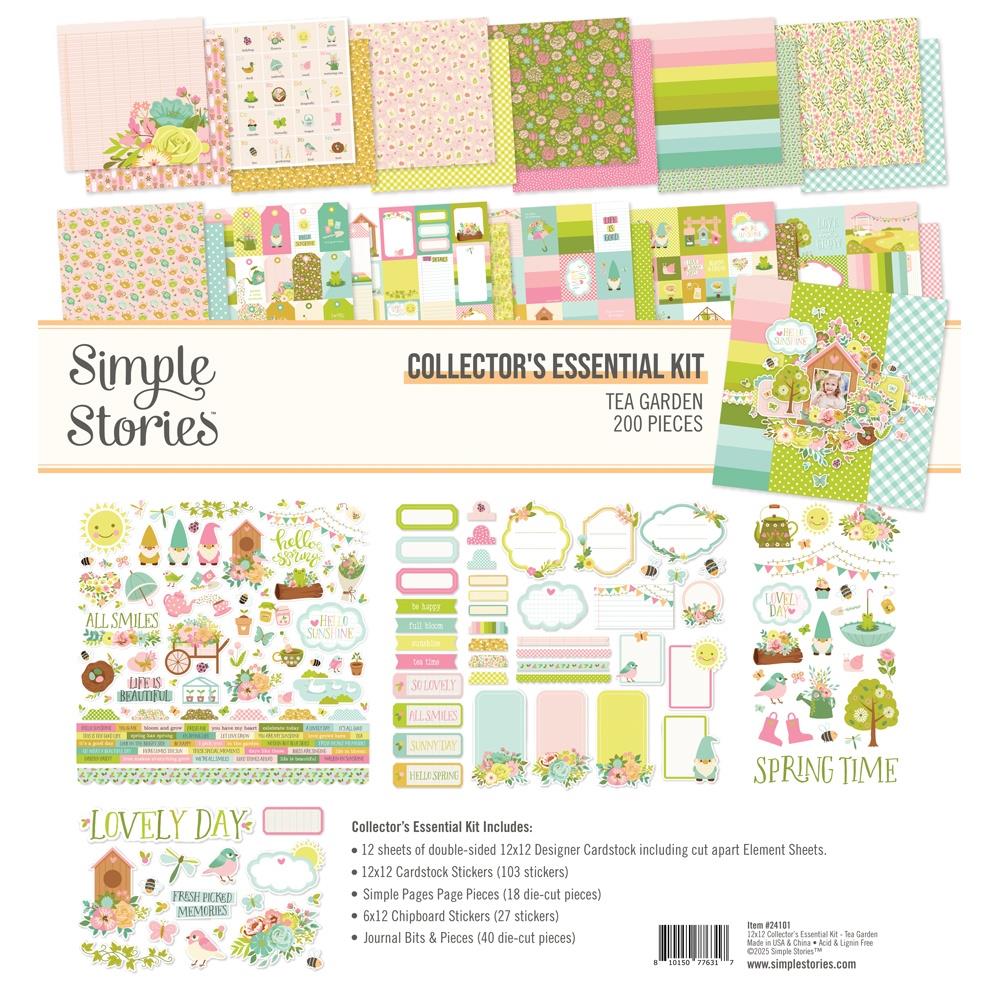 Simple Stories - Tea Garden Collector's Essential Kit 12"X12"