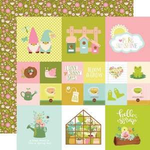 Simple Stories - Tea Garden Paper - 2X2/4X4 Elements