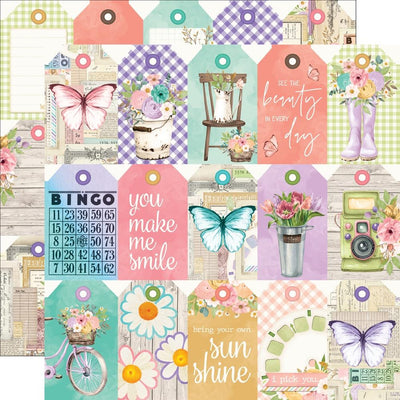 Simple Stories - Simple Vintage Flower Shoppe Paper - Tag Elements