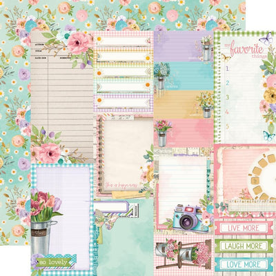 Simple Stories - Simple Vintage Flower Shoppe Paper - Journal Elements