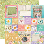 Simple Stories - Simple Vintage Flower Shoppe Paper - 2X2/4X4 Elements