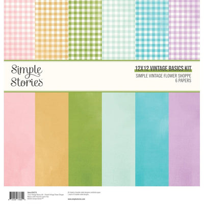 Simple Stories - Simple Vintage Flower Shoppe Basic Solids Kit