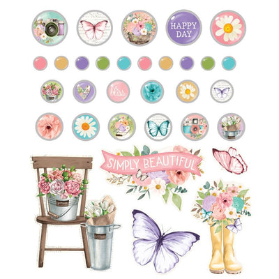 Simple Stories - Simple Vintage Flower Shoppe Decorative Brads