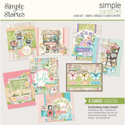 Simple Stories - Simple Vintage Flower Shoppe - Simple Cards Card Kit