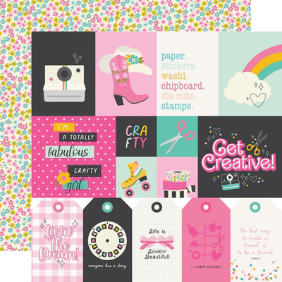 Simple Stories - Crafty Babe Paper - Elements 1