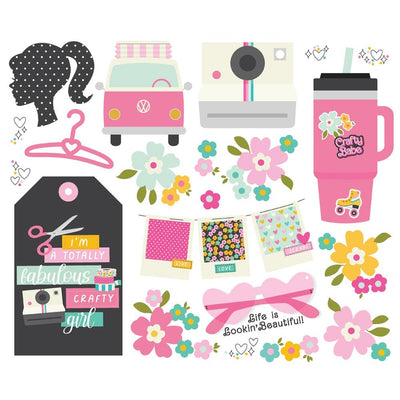 Simple Stories - Crafty Babe Big Bits 21/Pkg