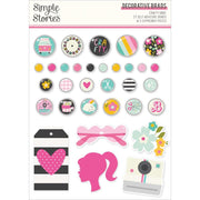 Simple Stories - Crafty Babe Decorative Brads