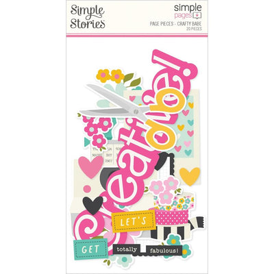Simple Stories - Simple Page Pieces - Crafty Babe
