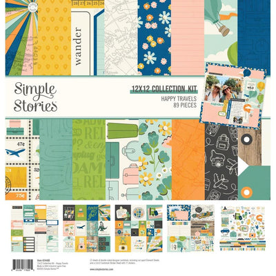 Simple Stories - Happy Travels 12x12 Collection Kit