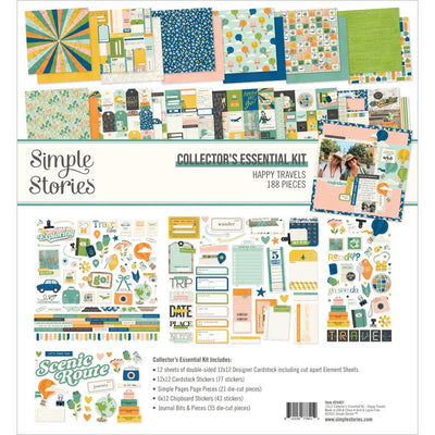 Simple Stories - Happy Travels Collector's Essential Kit