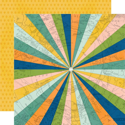 Simple Stories - Happy Travels Paper - Round Trip