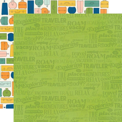 Simple Stories - Happy Travels Paper - Travel Buddies