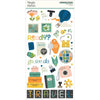 Simple Stories - Happy Travels Chipboard Stickers 43/Pkg