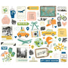 Simple Stories - Happy Travels Bits & Pieces 56/Pkg