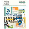 Simple Stories - Happy Travels Journal Bits 35/Pkg