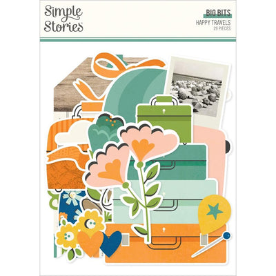 Simple Stories - Happy Travels Big Bits 29/Pkg