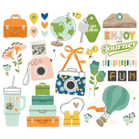 Simple Stories - Happy Travels Big Bits 29/Pkg