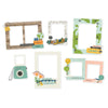 Simple Stories - Happy Travels Chipboard Frames 6/Pkg