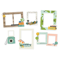 Simple Stories - Happy Travels Chipboard Frames 6/Pkg