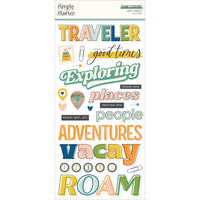 Simple Stories - Happy Travels Foam Stickers 58/Pkg