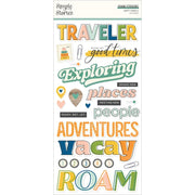 Simple Stories - Happy Travels Foam Stickers 58/Pkg
