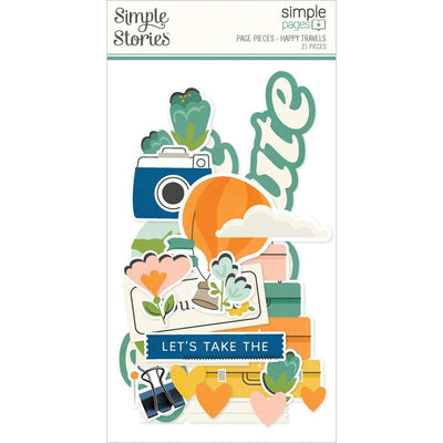 Simple Stories - Simple Page Pieces - Happy Travels