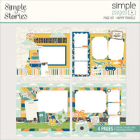 Simple Stories - Happy Travels - Simple Pages Page Kit