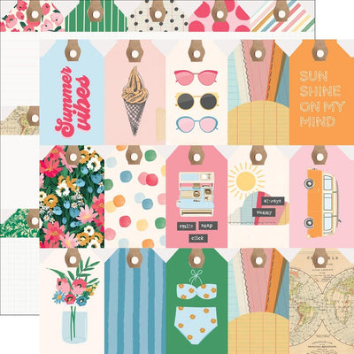 Simple Stories - Sunny Days Paper - Tag Elements
