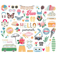 Simple Stories - Sunny Days Bits & Pieces 59/Pkg