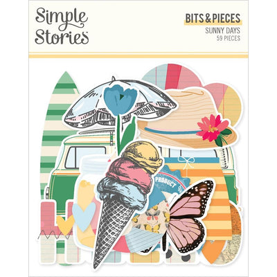 Simple Stories - Sunny Days Bits & Pieces 59/Pkg