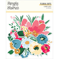 Simple Stories - Sunny Days Floral Bits 33/Pkg
