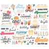 Simple Stories - Sunny Days Sentiment Bits 59/Pkg