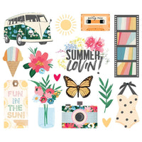 Simple Stories - Sunny Days Big Bits 15/Pkg