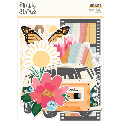 Simple Stories - Sunny Days Big Bits 15/Pkg