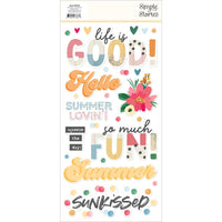 Simple Stories - Sunny Days Foam Stickers 53/Pkg