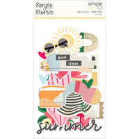 Simple Stories - Simple Page Pieces - Sunny Days 18/Pkg