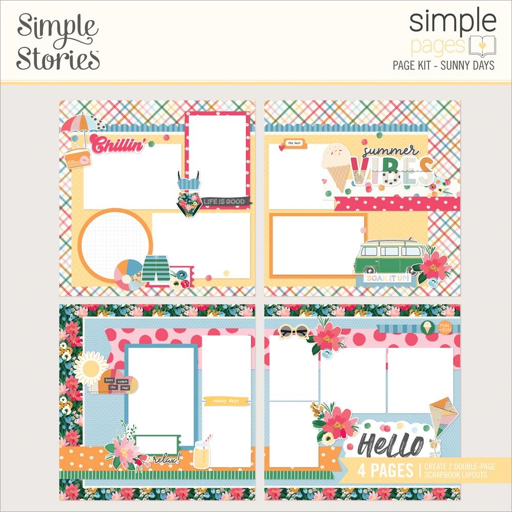 Simple Stories - Sunny Days - Simple Pages Page Kit