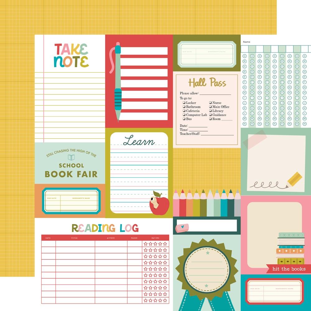 Simple Stories - Book Fair Paper - Journal Elements