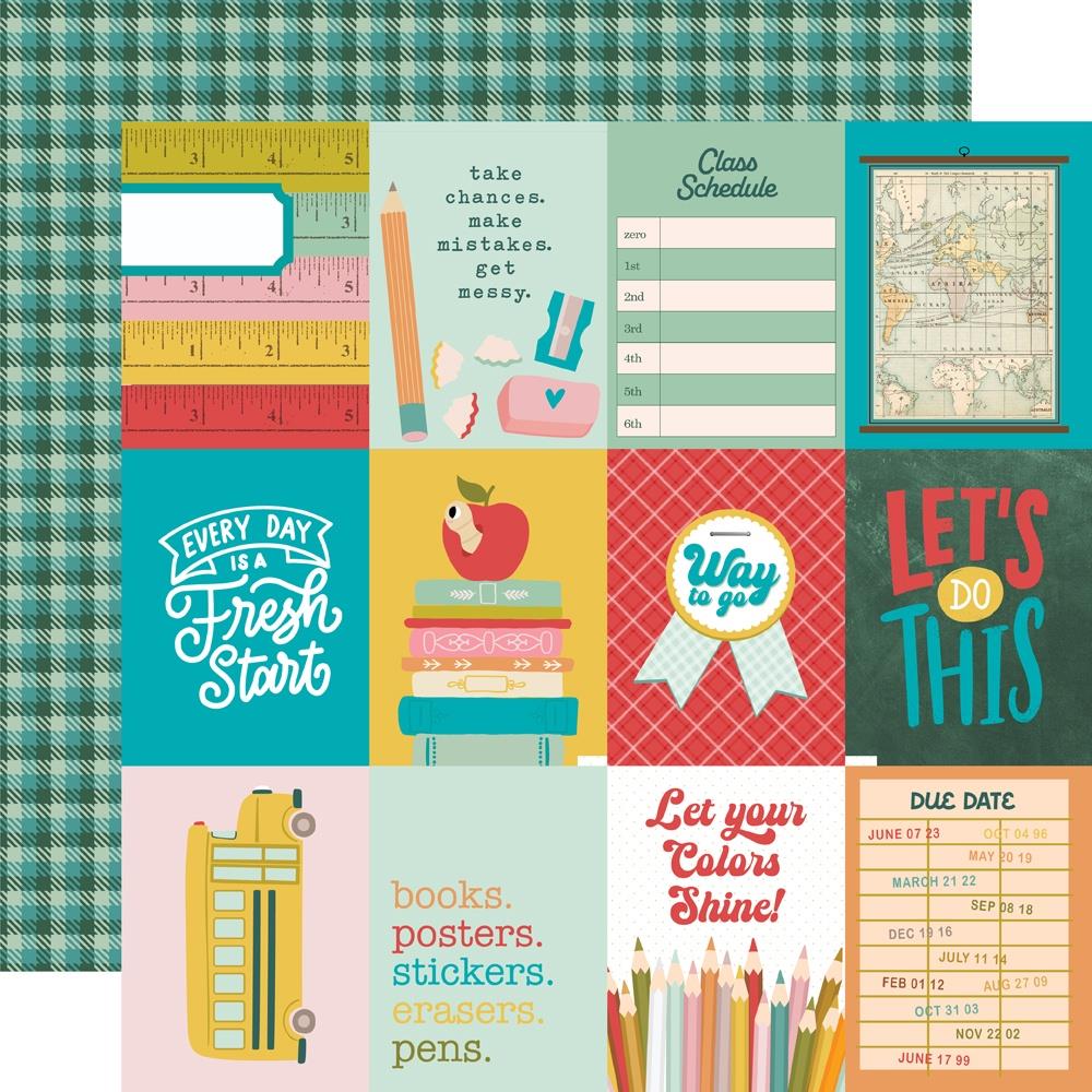 Simple Stories - Book Fair Paper - 3X4 Elements