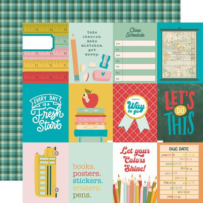 Simple Stories - Book Fair Paper - 3X4 Elements