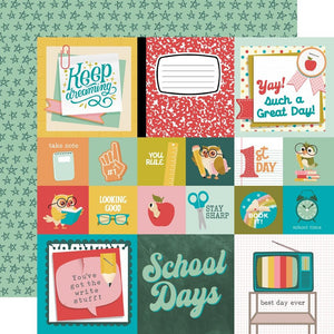 Simple Stories - Book Fair Paper - 2X2/4X4 Elements