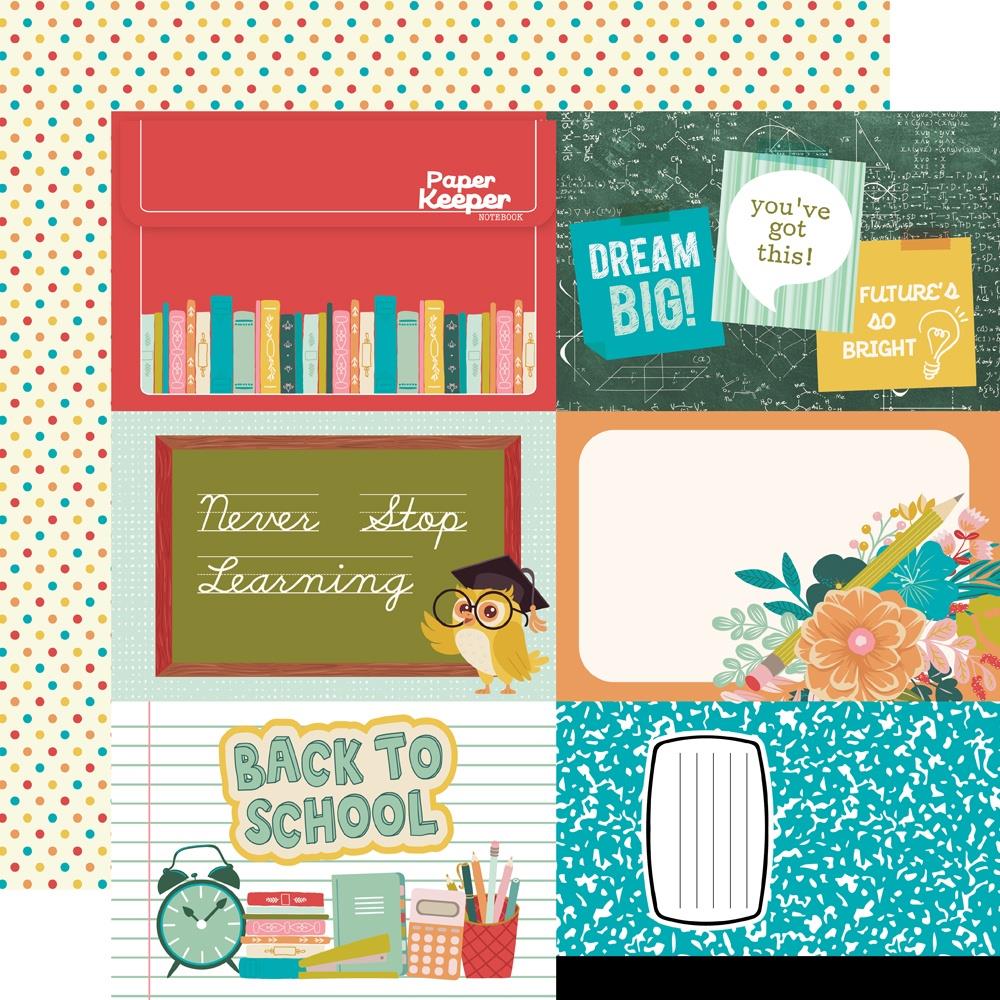 Simple Stories - Book Fair Paper - 4X6 Elements