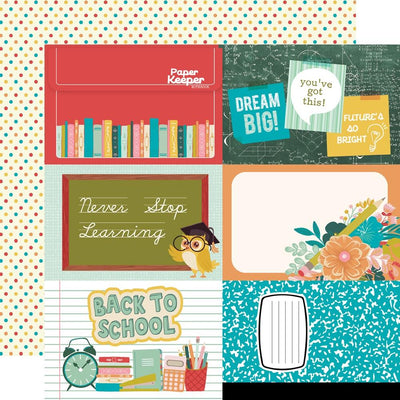 Simple Stories - Book Fair Paper - 4X6 Elements